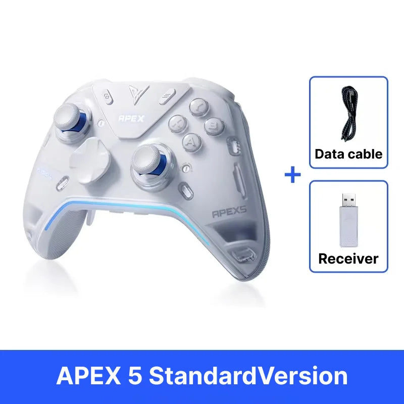 Flydigi APEX 5 Elite Game Controller Adjustable Joysticks Force Feedback Triggers RGB Multi-Platform For PC Switch Android IOS