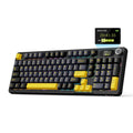 Безжична механична клавиатура ATTACK SHARK X98Pro с екран и копче, трирежимно уплътнение, с възможност за гореща смяна, RGB подсветка, уеб драйвер
