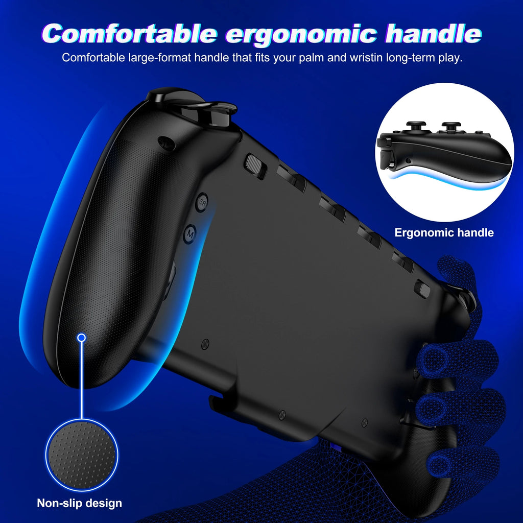 BEBONCOOL No Deadzone Enhanced switch Controller For Nintendo Switch/Switch OLED Handheld Mode Gamepad Game Accessories