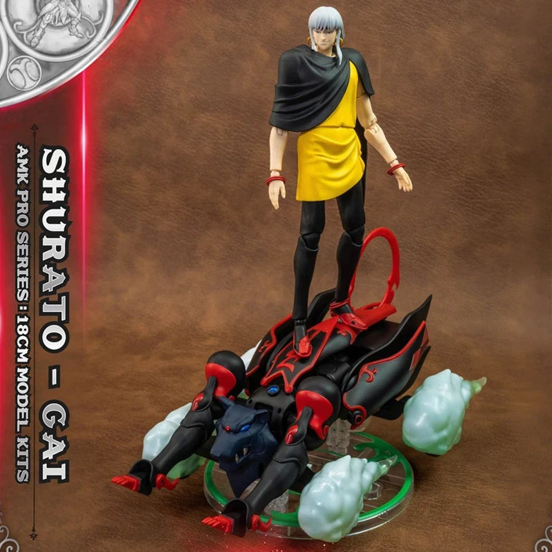 Yolopark AMK PRO X Series Tenkuu Senki Shurato Kuroki Gai Metal Armor With Object Action Figure In Stock