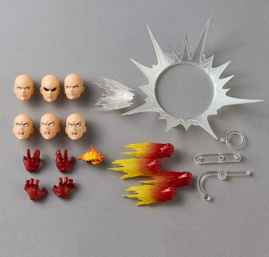 16cm One Punch Man Kaiyodo NR099 Anime Figures Saitama Deluxe Version Action Figure Statue Model Doll Collection Toys Gifts