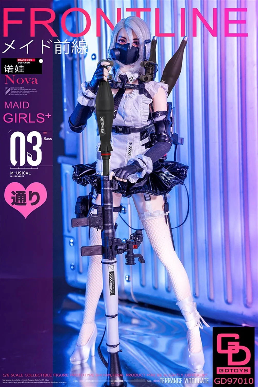 GDTOYS GD97010 Female Soldier Doll Girl NOVA Moveable Action Figure Full Set Gift For Fans Collectable 1/6