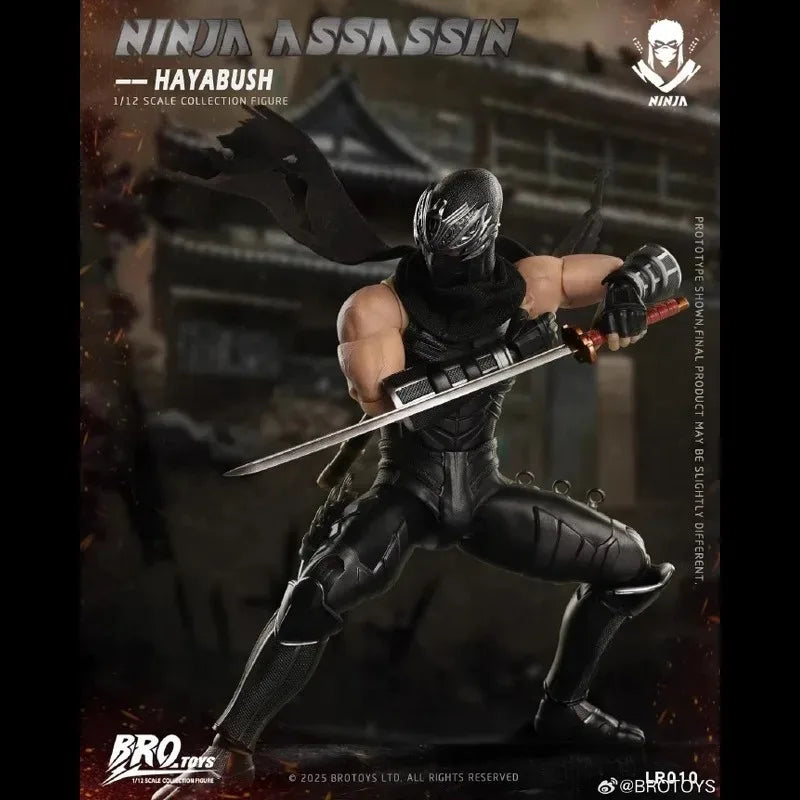 【IN STOCK】 BROTOYS 1/12 LR010 Ninja Assassin Sparrow Ninja Dragon Sword Saga 6-inch action figure Gift toy collection