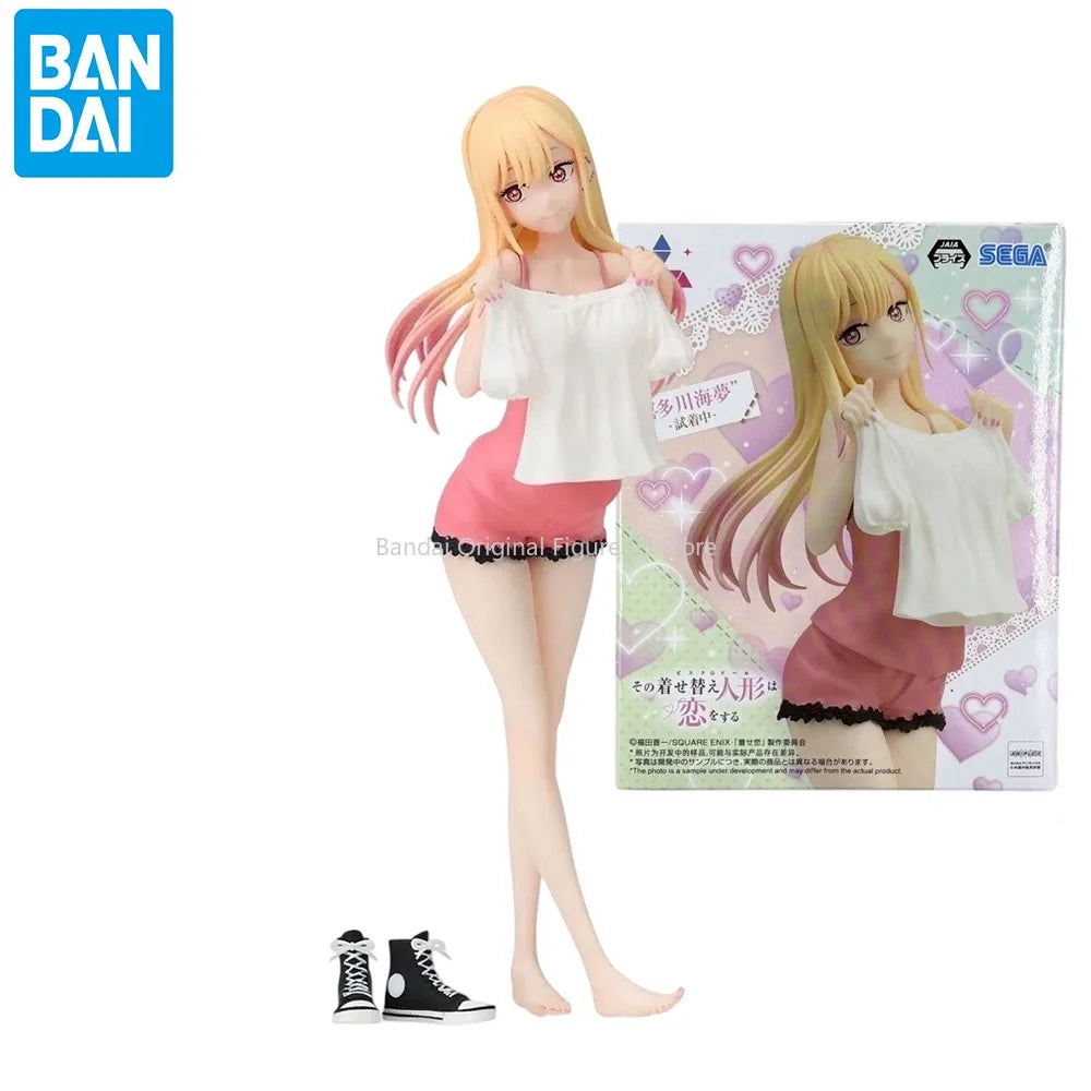 In Stock SEGA Luminasta My Dress-Up Darling Kitagawa Marin -Try On Time Ver.- PVC 18CM Anime Action Figures Model Collection Toy