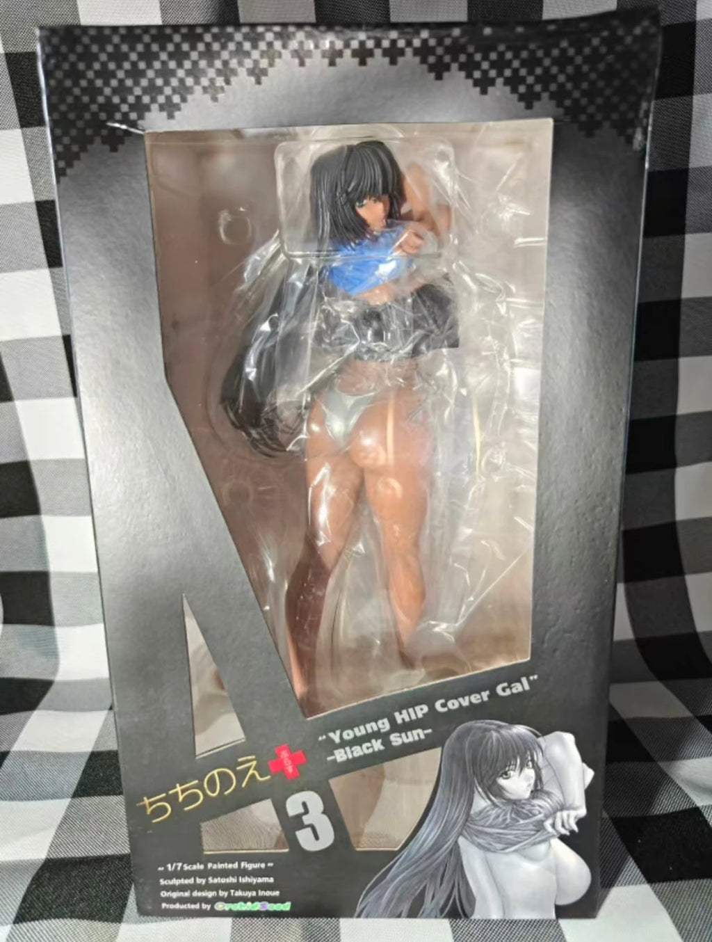 In Stock Original Orchidseed Chichinoe YOUNG HIP Cover Gal Black Sun Animation Figures Collection  Statues Desktop