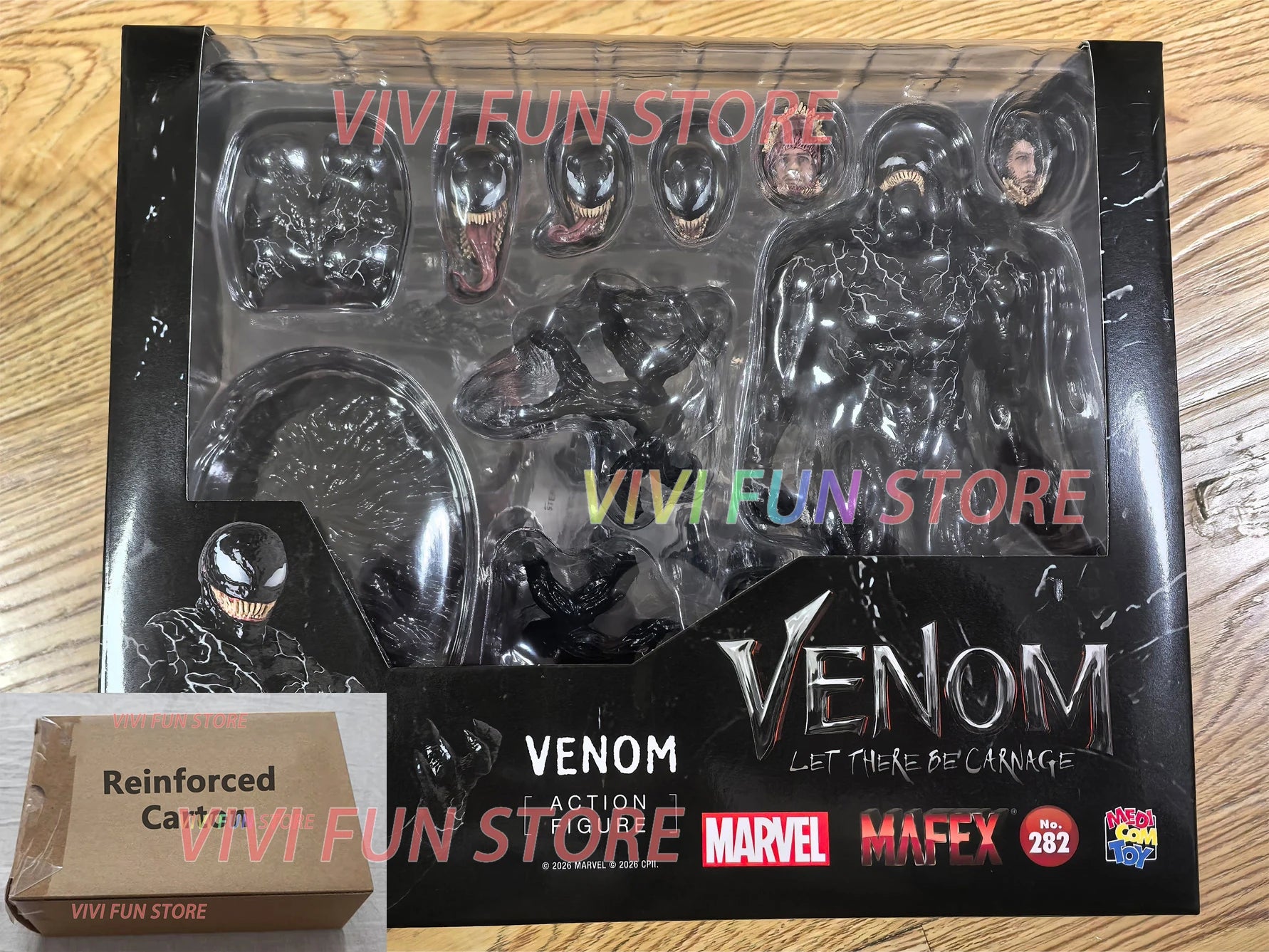 In Stock Originate MAFEX 282 VENOM ACTION FIGURE Movable Model Toys ACTION FIGURE Venom: Let There Be Carnage