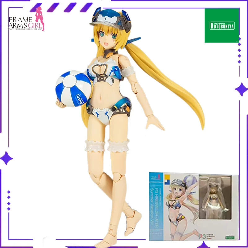 Kotobukiya Original Frame Arms Girl Series P3 Fair Skinned Demon Vulture Summer Vacation Finished Productmovable Mecha Model Toy
