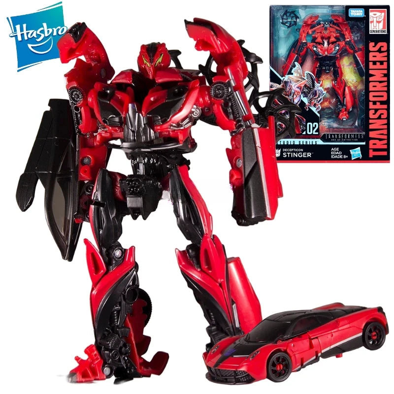 In Stock Hasbro  Studio Series Age Of Extinction SS02 Decepticon Stinger Action Figure Model Collection Toy Gift