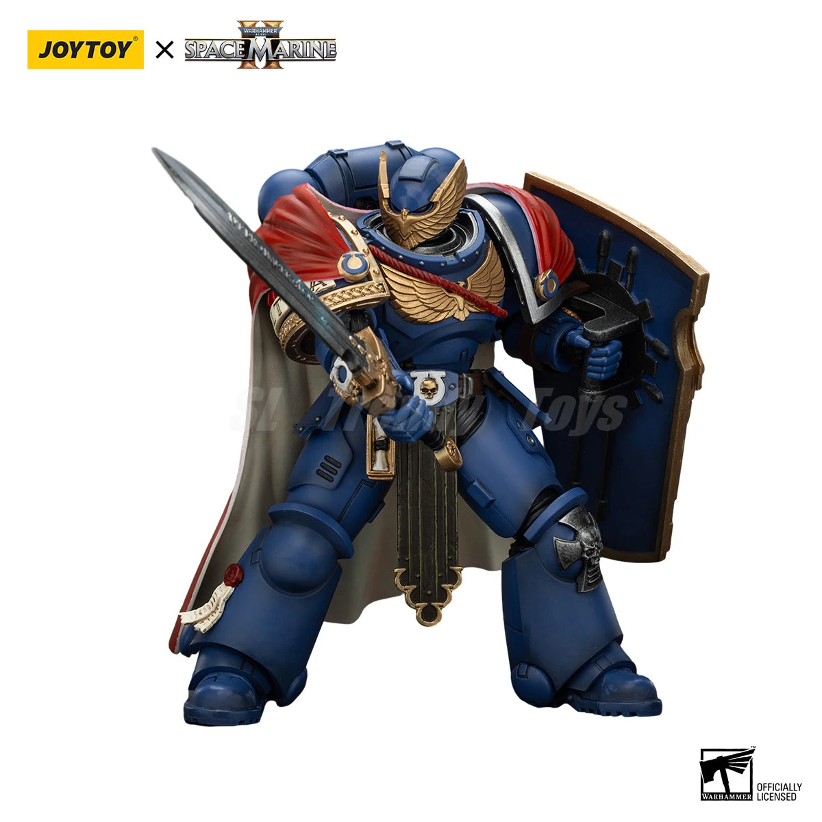 JOYTOY Warhammer 40K 1/18 Action Figure Ultramarines Victrix Honour Guard Storm Shield And Power Sword Toys Model