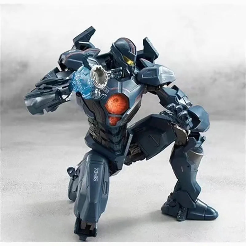Combat mecha model, anime robot assembly, figurine toy model, movable figurine model