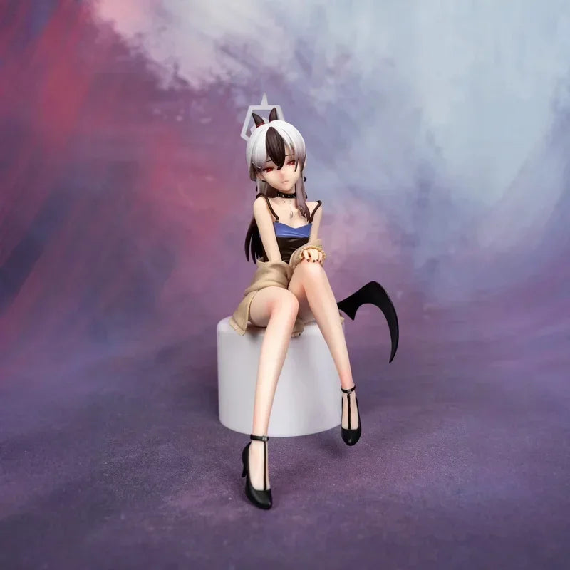 16cm Blue Archive Anime Figure Onikata Kayoko Figure Dress Ver. Girl Figurine Pvc GK Statue Model Doll Collection Desk Toys Gift