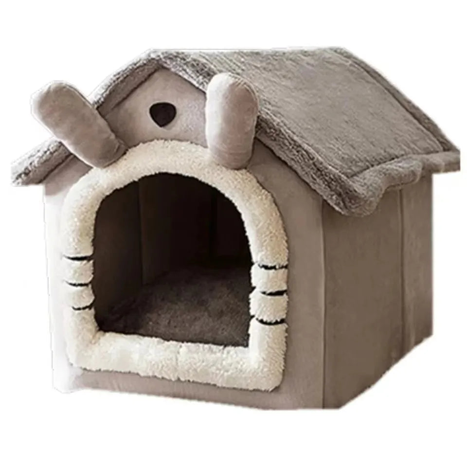 Foldable Sleeping Pet House Removable Washable Cat Cube Hide House Puppy Cave Sofa Pet Bed House for Small Dogs Medium Cats