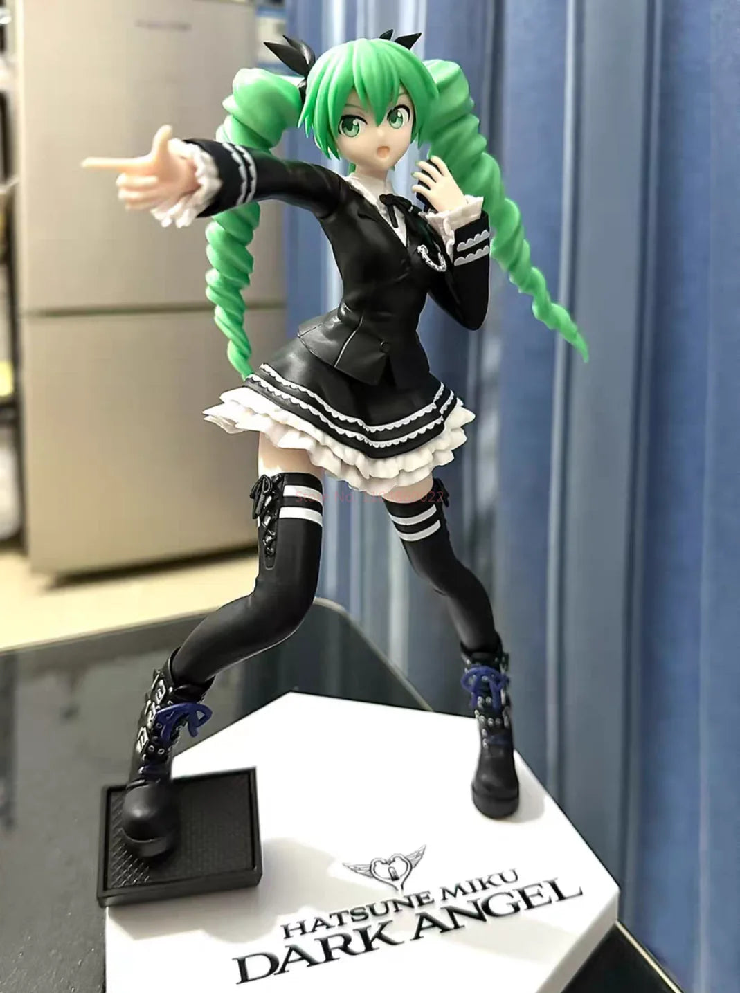 Original Sega Spm Hatsune Miku Action Figure Dark Angel Project Diva Arcade Future Anime Figurine Collectible Model Decora Gift