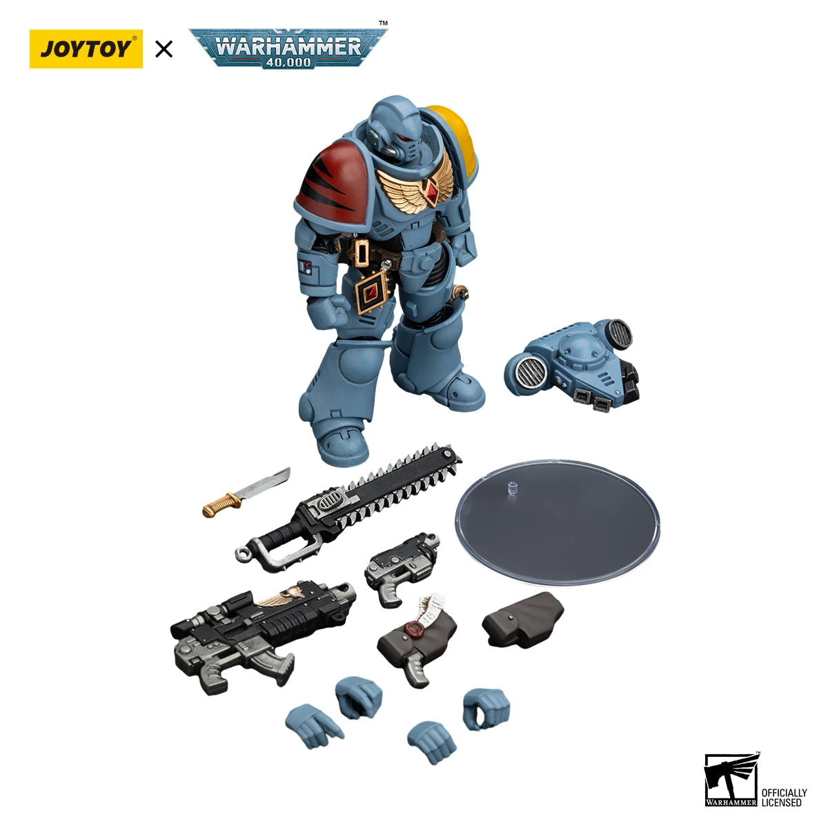 [IN-STOCK] JOY TOY Warhammer 40K 1/18 Action Figure Space Wolves Intercessors Anime Military Model