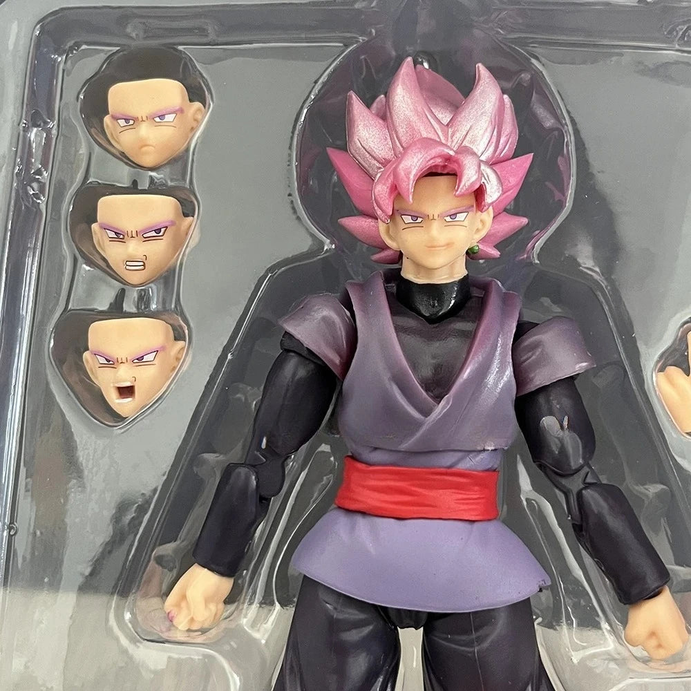 Dragon Ball Z Son Goku Kaiouken Black Wukong Action Figure Anime S.H.Figuarts SHF Model  Collection Toy Gifts