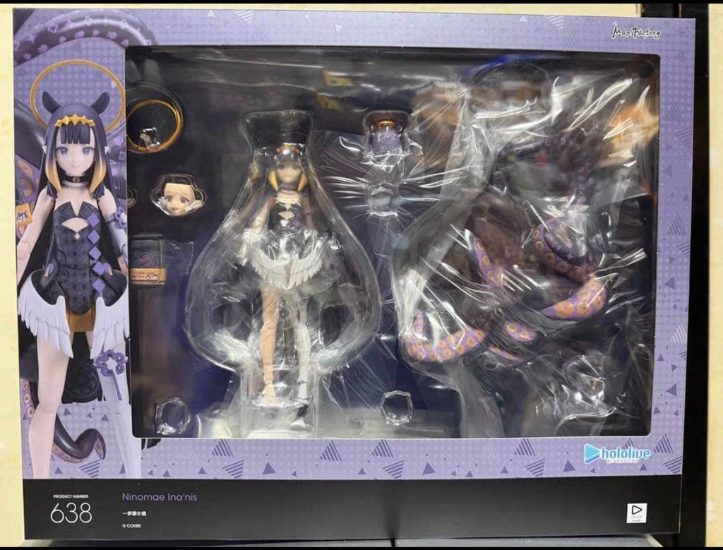 100% Authentic Max Factory Figma 638 Ninomae Ina'nis Hololive Production Action Figure Official Licensed in Stock
