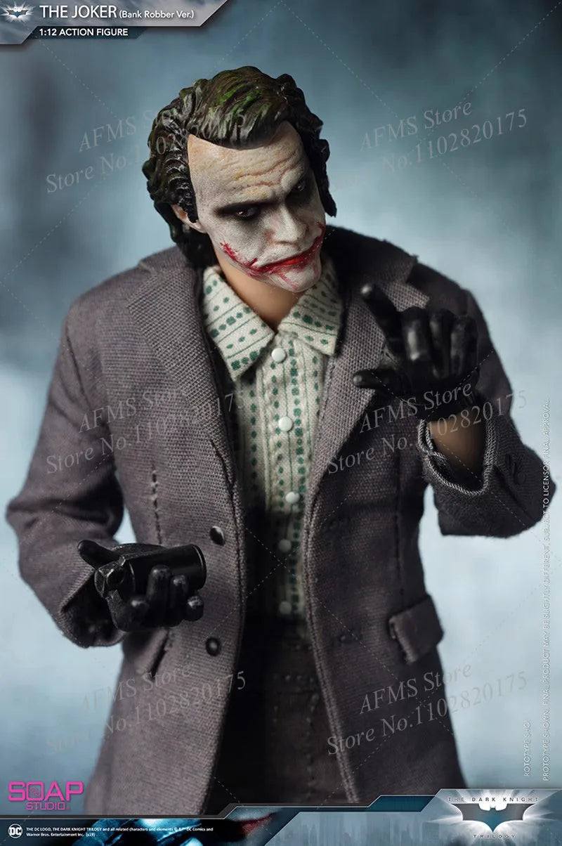 OAPSTUDIO 1/12 Scale Collectibles Figure Robber Batman The Villainous Crazy Clown 6inch Action Figure Model Toys