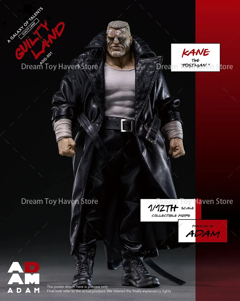 MUFF ADAM ADG-001 1/12 Scale Men Soldier City Of Evil Postman Kane Full Set 6Inch Action Figure Model Toys Collectible