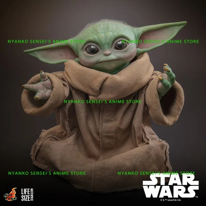 In Stock Hot Toys The Mandalorian Grogu 1:1 Scale 37.5cm Collectible Figure Anime Models Toy Doll Gift