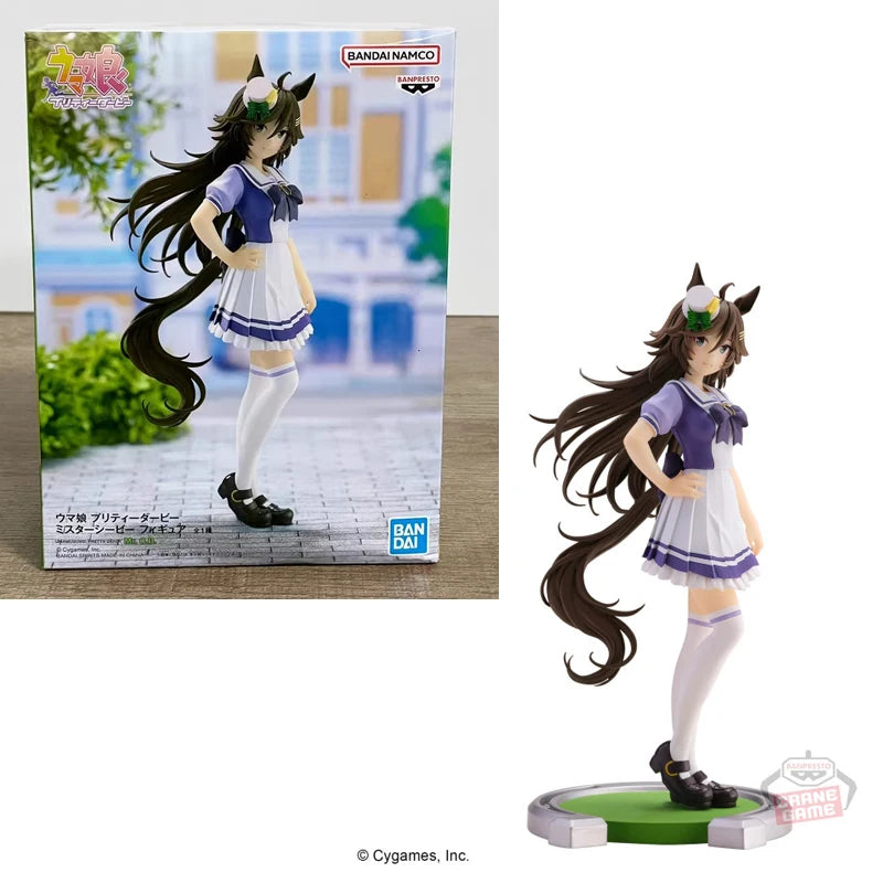 Fast Shipping Bandai Anime Pretty Derby BANPRESTO Special Week Rice Shower Silence Suzuka Tokai Teio Original Model Toys Figure