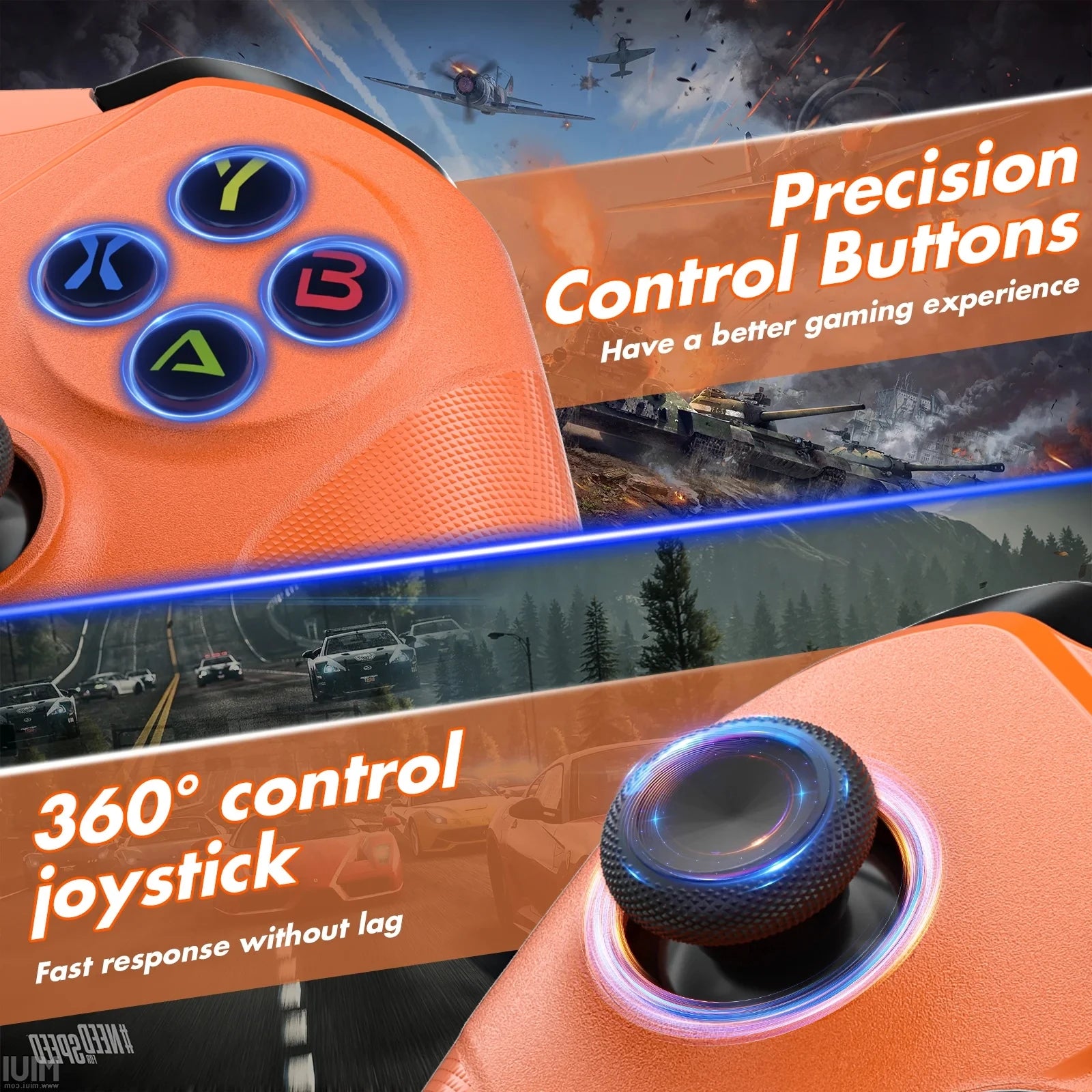 Wireless Controller For Xbox One, Xbox One X/S, Xbox Series X/S /Phone/Windows 7/8/10/11 With 3.5mm Headphone Jack, Wifi Gamepad