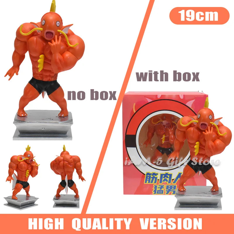 Pokemon Spielzeug GYM Figuren Cartoon Fitness Muskelmann Actionfigur Charmander Bulbasuar Squirtle Gengar Fit Modell Anime Spielzeug