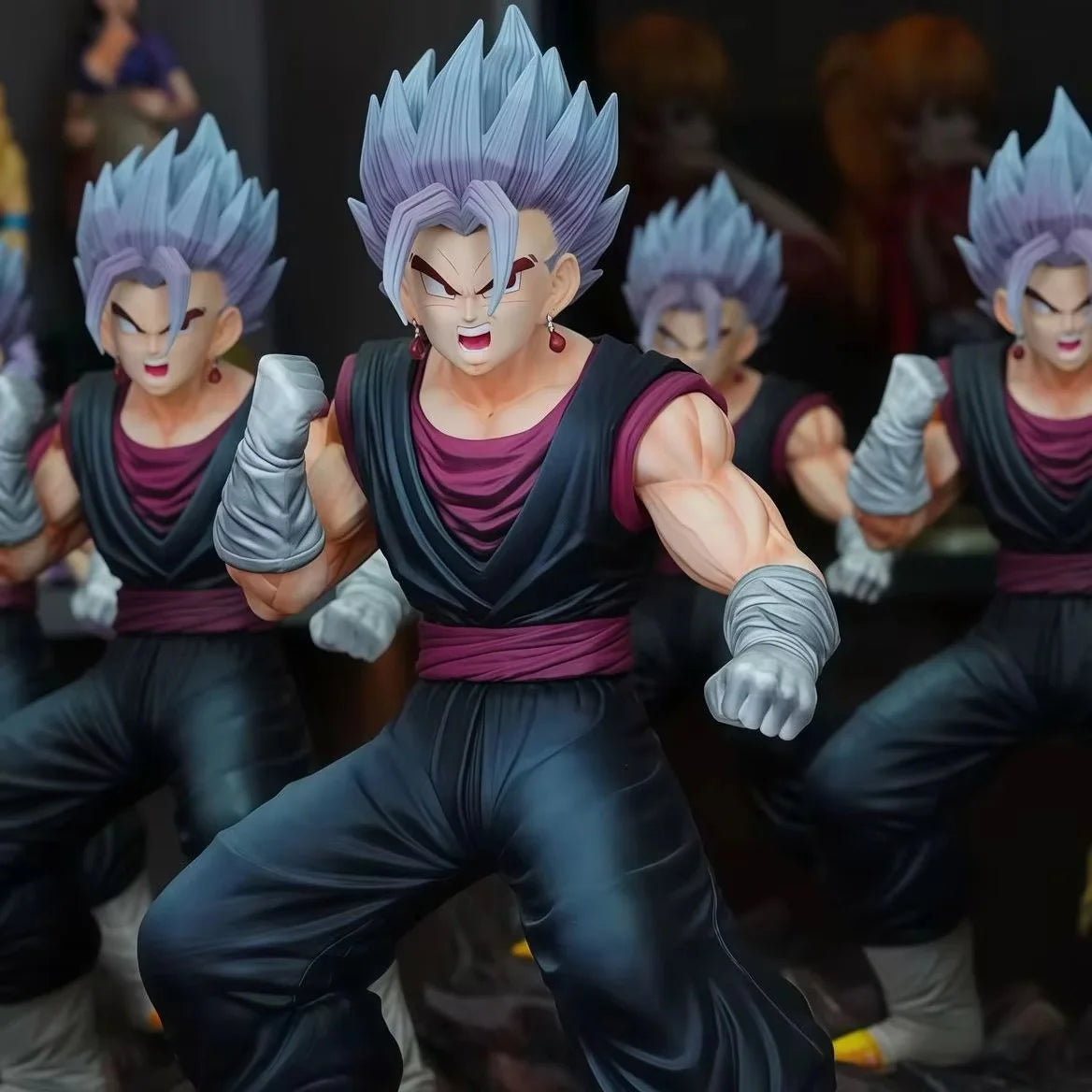 Anime Dragon Ball Z Vegetto Super Saiyan Blue Figure Gk Model Statue Collectable Ornaments Combat Action Figurine Boy Toy Gifts