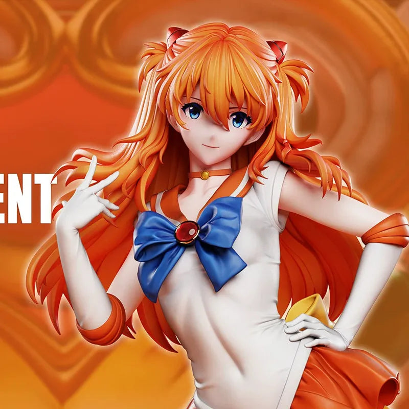 30cm Anime Asuka Langley Soryu Figure Shikinami Asuka Rangure Figures Pvc Colletion Statue Desk Decora Model Doll Toy Gifts
