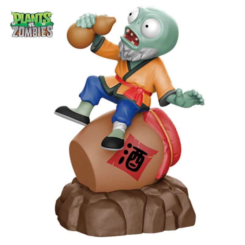 Anime Figures Plants vs. Zombies Toys Giant Zombie Surfing Zombies Crazy Dave Game Model PVZ Dolls for Children Christmas Gifts