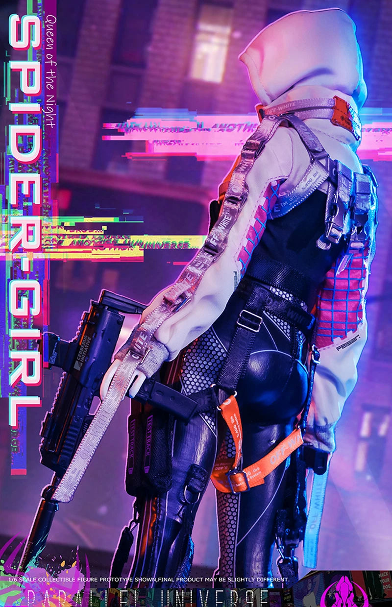 Collectible Original Elephant Toys ELE9002 1/6 Scale Female Soldier Spider Girl Anime Figure Model 12 inches Action Toys