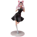 22CM Japan Anime Figure Kaguya-sama Love is War Fujiwara Cat Ear Cute Model Dolls Toy Gift Collect Model Toys PVC Static Doll