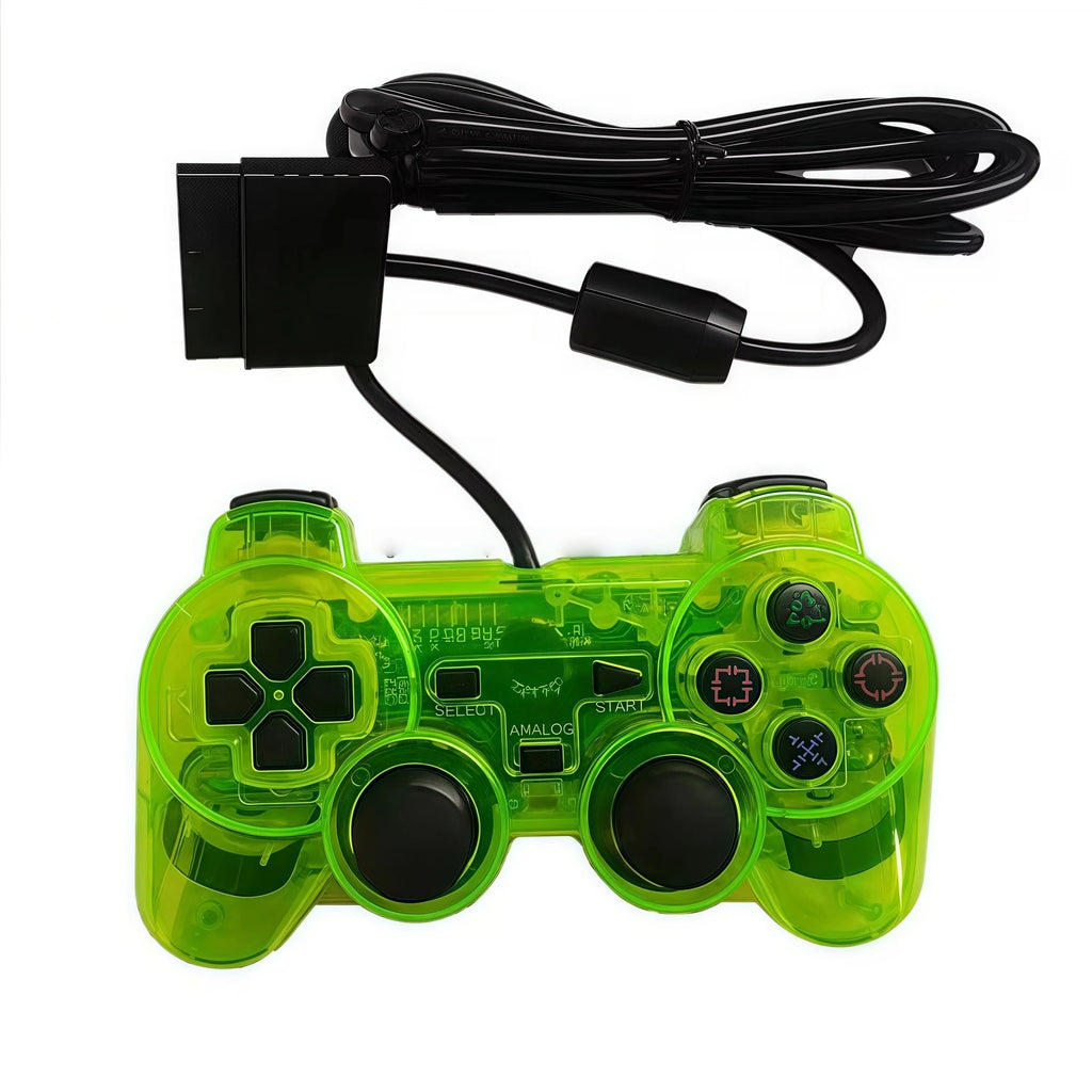 PS2 Controller Wired game Gamepad PS2/PS1 for Sony 2.4G Playstation 2 Joystick Game Handle USB PC Game Console dual vibration