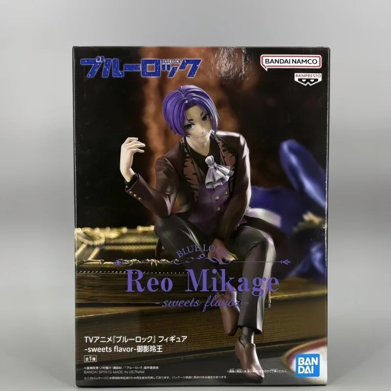 Genuine Model BANPRESTO Blue Lock 13cm Rin Itoshi Sweets Flavor Figure Anime Figurine Collections Toys Gifts