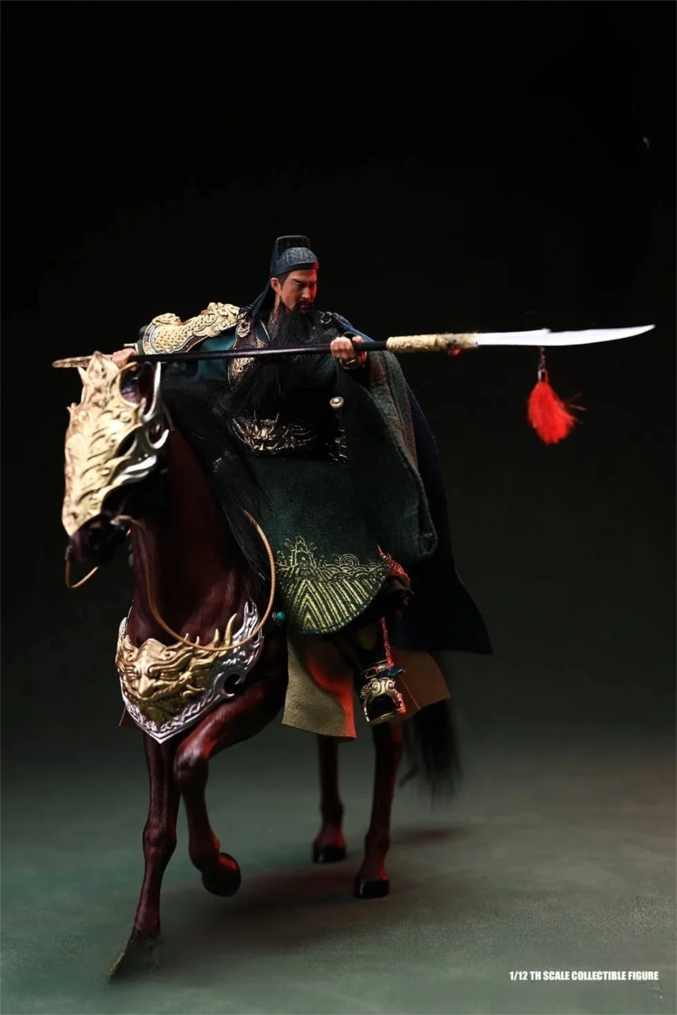 1/12 Scale Collectible General Wuhu Guan Yu Action Figure Male 6 Inch Three Kingdoms Palm Series Model Toy 303TOYS NO.SG001B