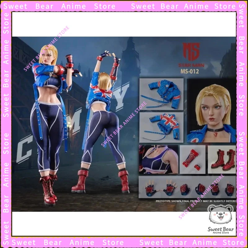In Stock STARMAN 1/6 MS-012 Female Agent-Blue Silicone Soldier Action Figure Anime Model Trendy Toys Desktop Doll Collectibles