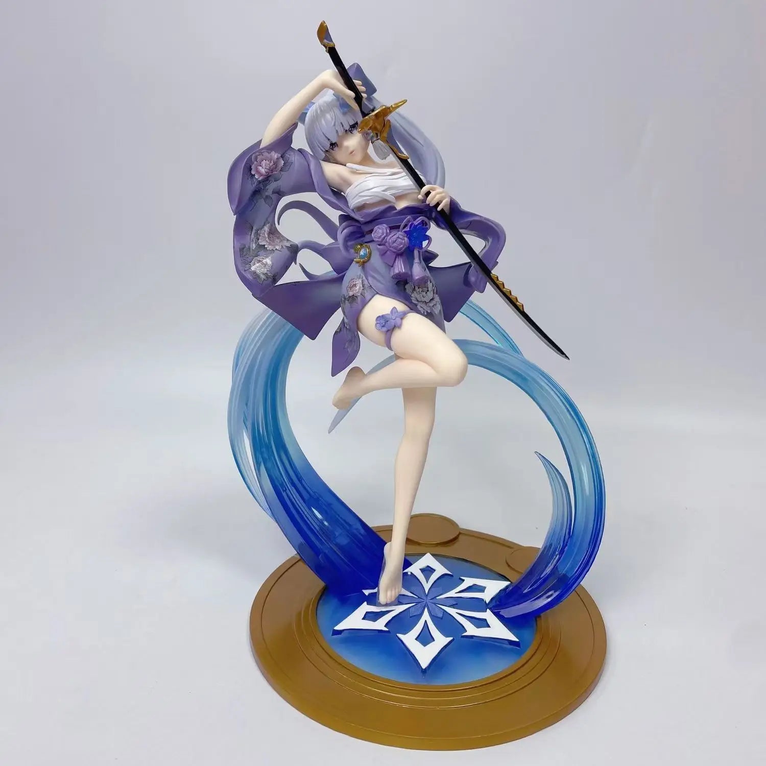 New Genshin Impact Anime Game Peripherals Kamisato Ayaka Princess Egret Pvc Model Anime Game Figure Simulation Gift For Holiday