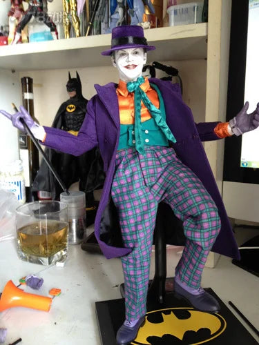 HOT TOYS Original 1/6 Scale DX08 Joker (1989 Edition) Fully Articulated Action Figure Model Toy Ornament Gift for Boys