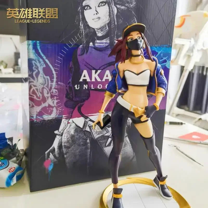 Original Apex League Of Legends Akali Komplette Figur Auf Lager Anime Action Sammlung Modell Spielzeug Zu Freunde Geschenke Sammeln