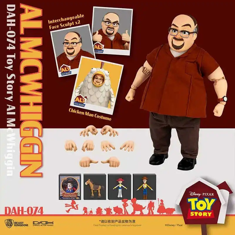Pixar Toy Story 2 Al Joint Mobile Hands Soldier Peripheral Gift Cartoon Character Model Toy Gift Collection