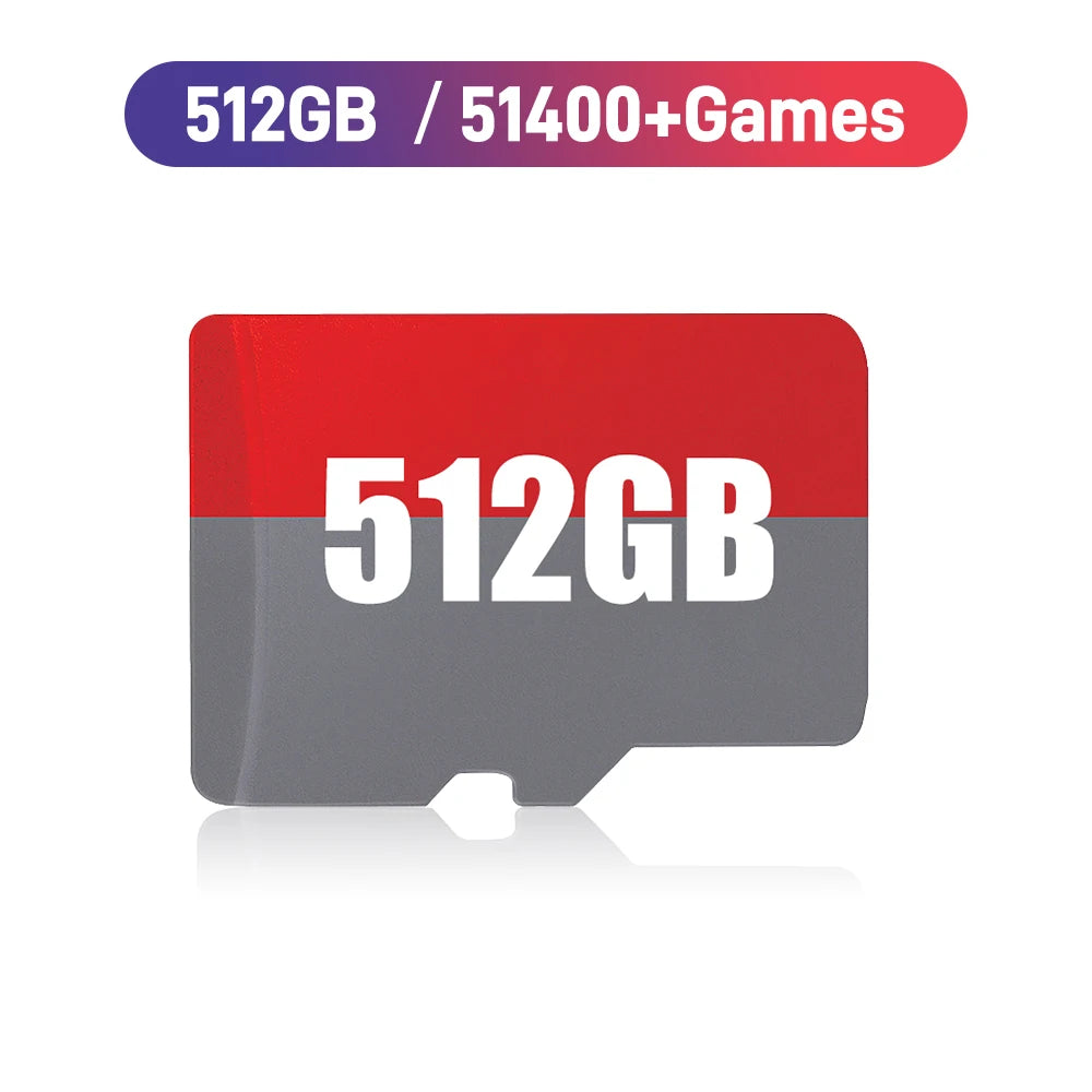 Steam Deck Micro SD Card Retro Gaming TF Card With 65200+Games&70+Emulators for Steam Deck/Wins Handheld/PC for PS3/PS2/PSP/MAME