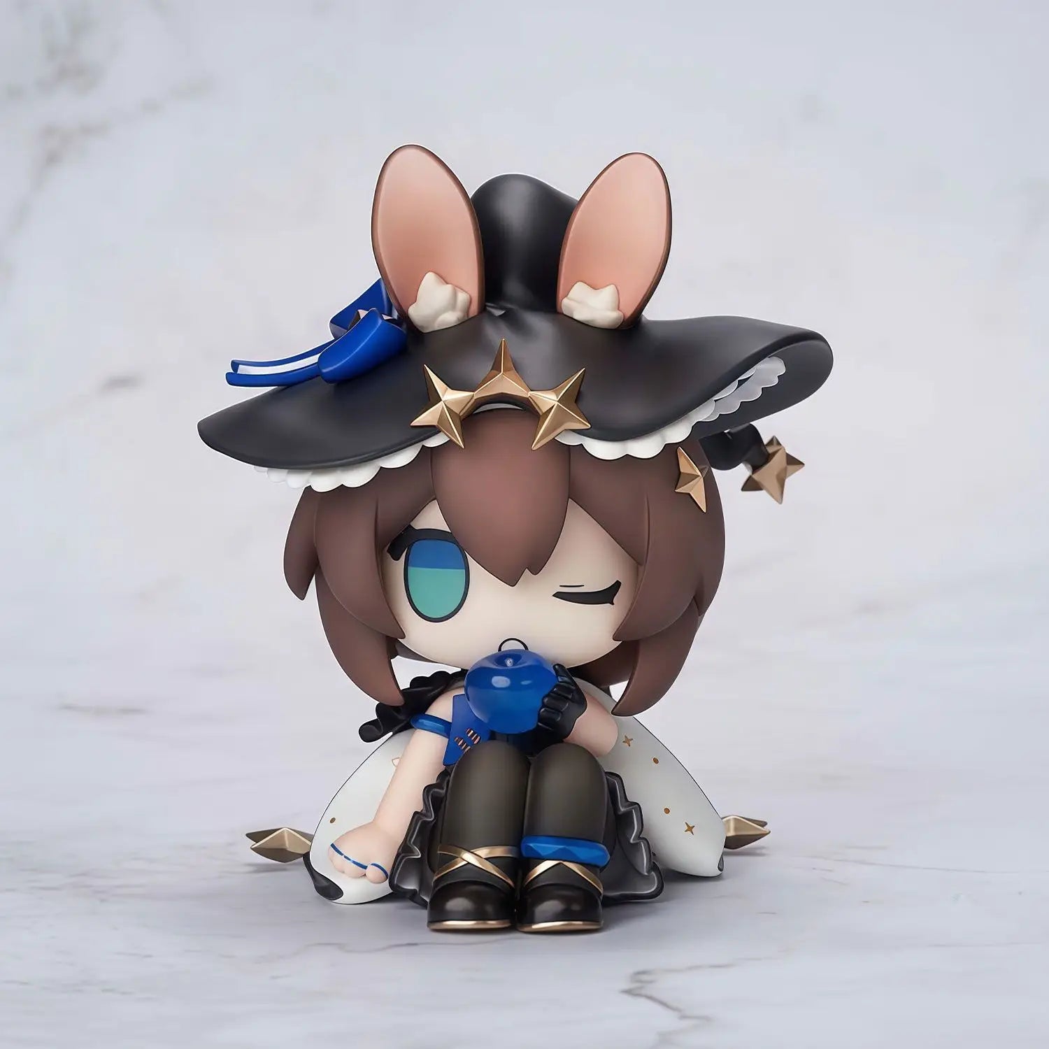 Arknights Chibi Version Super Deformed Sitting Pose PVC Anime Figure Statue Desktop Decoration Gift Collection
