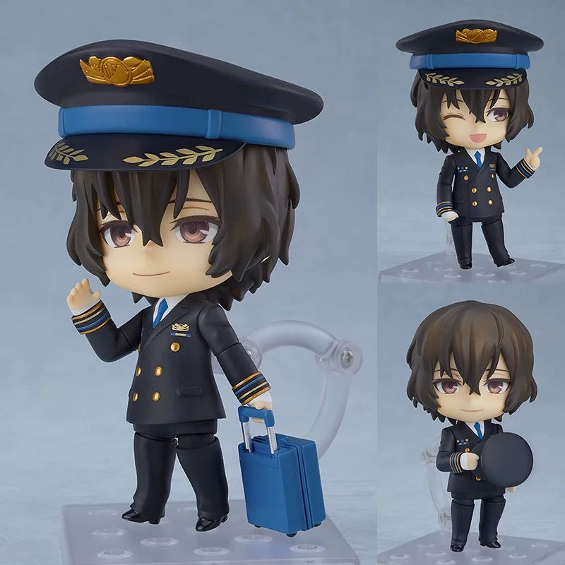10CM Q-version Bungo Stray Dogs Nendoroid KO Articulated Action Figures Model Kit Desktop Ornament Collectible Toys Statue Gift