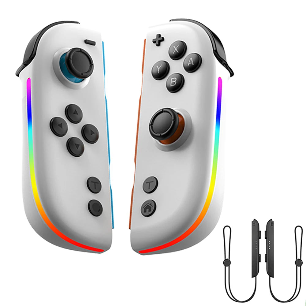 JOY 05 Wireless Bluetooth Game Joystick For Nintendo Switch L/R RGB Lights Controller Wake Up Montion Sensing Gamepad Joycon
