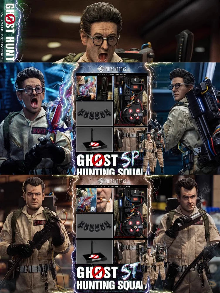 PRESENT TOYS PT-sp77 PT-sp78 1/6 Collectible ST SP Man Agent Action Figure Ghost Hunting Squad 12" Full Set Soldier Model