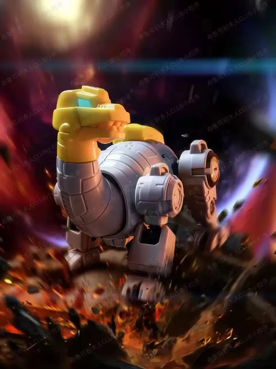 Blokee Transformation Unicron Galaxy Vol 8 Action Figures Blind Box Blitzwing Hot Rod Metroplex Sludge Dinobot Car Boy Gift