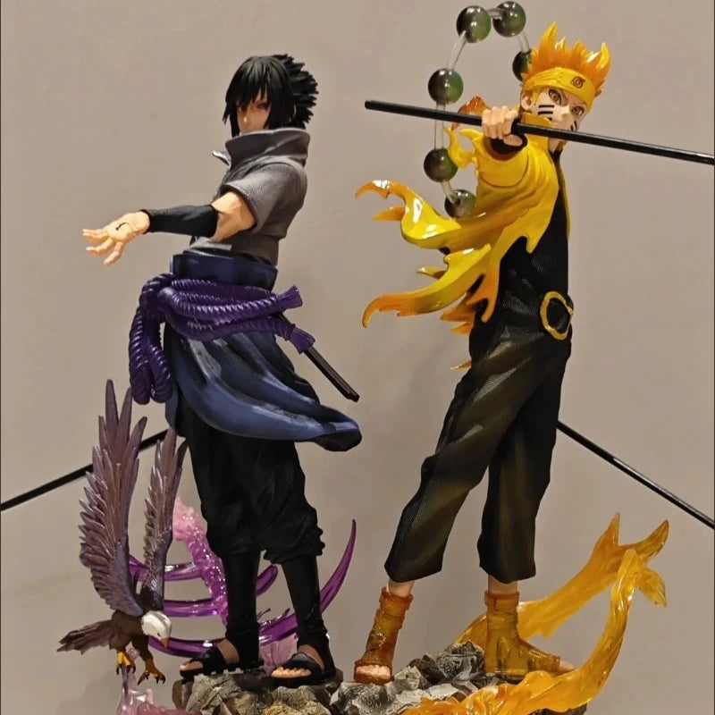 Neues Modell Hypoxia Uzumaki Naruto Uchiha Sasuke Ninja GK Peripherie-Ornamente Trendy Play Geburtstagsgeschenk Anime Figur Modell Puppe