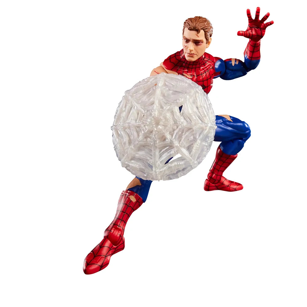 Original Hasbro Marvel Legends Series Magic: The Gathering Battle-Damaged Spider-Man Action Figure Collection Model Toys Gifts
