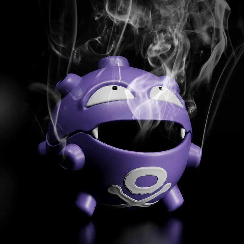 Cartoon Pokemon Weezing Mosquito Coil Tray Anime Indoor Incense Holders Bedroom Figures Desktop Car Decoration Storage Toys Gift