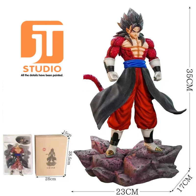 JT Studio Dragon Ball Z Goku Vegeta Gogeta SSJ1 SSJ2 SSJ4 SSJ3 Vegetto Dragonball Anime Model Figure GK Statue DBZ Figurine Toys