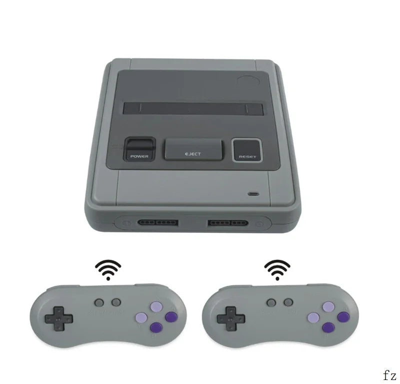 SFC52HD Super Retro Hardware Game Console Play For SFC/SNES  Built-in 121 Games Cartridge with 2 Wireless 1 wired Controllers